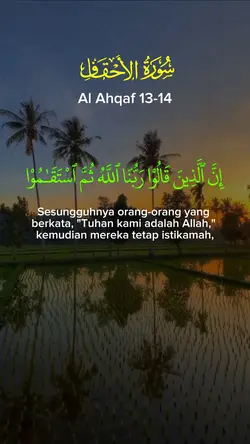 Al Ahqaf 13-14