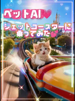 ジェットコースターに乗ってみた/AI
