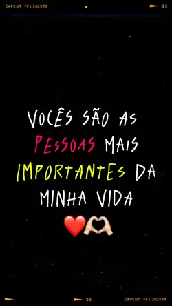 vocês são as pessoas