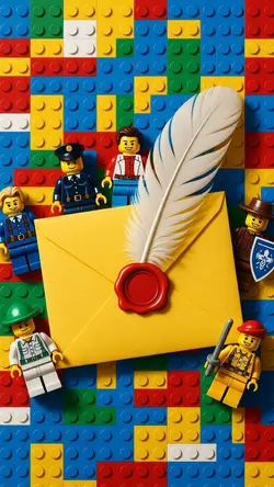 Convite Básico Lego