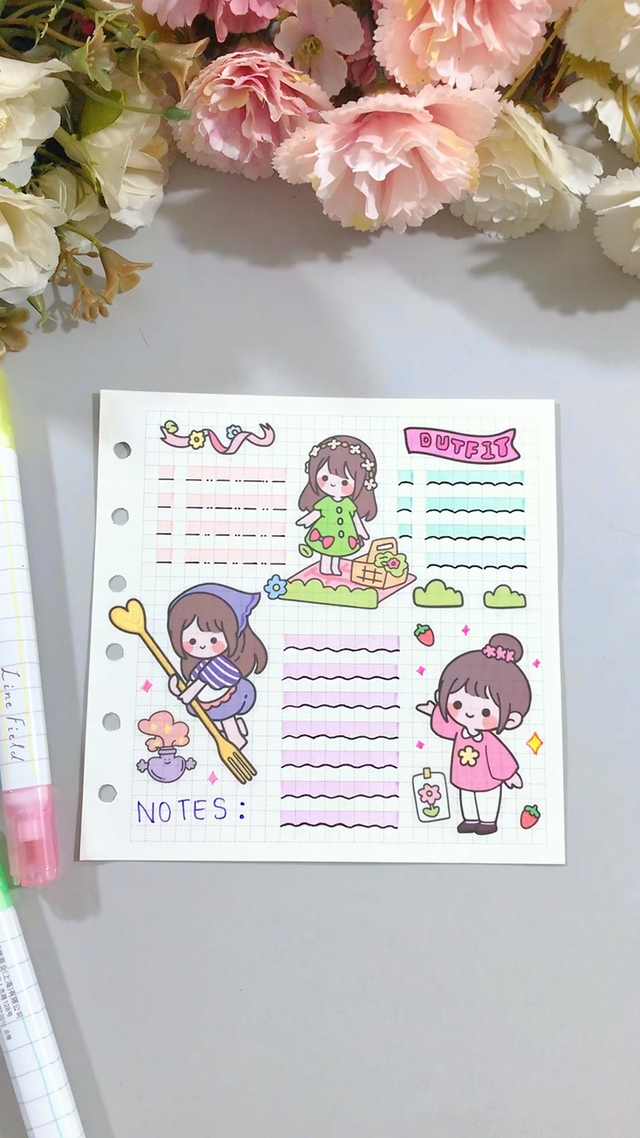 Journal Sticker ASMR