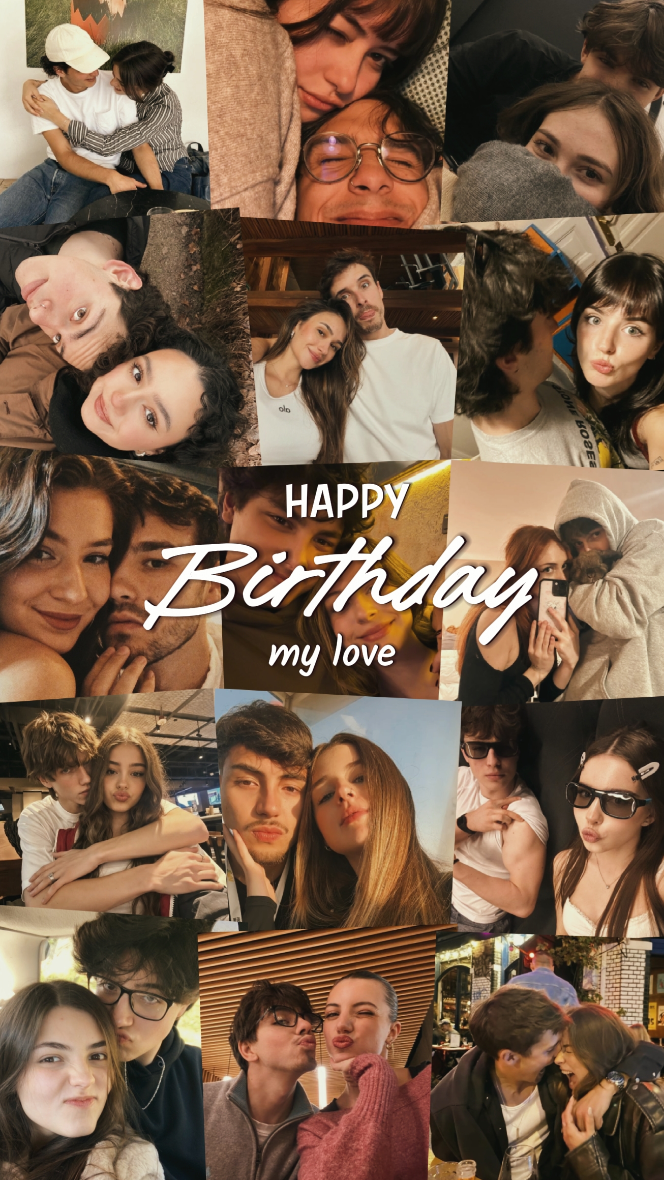 Feliz aniversário meu amor