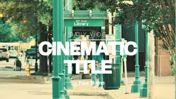 Cinematic title