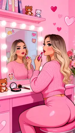 Pink Vanity Morning