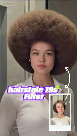 hairstyle 70s filter