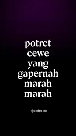 Potret cwe ga pernah