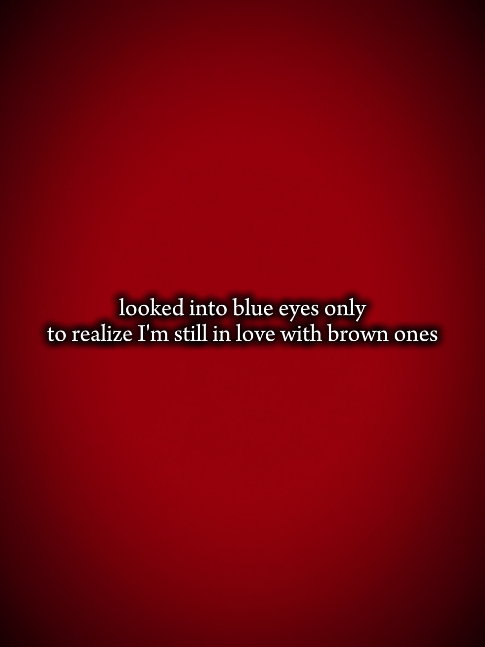 looked into blue eye