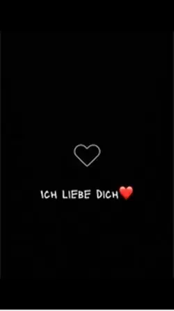 Ich liebe dich