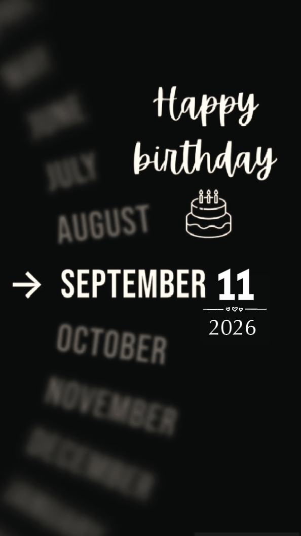HBD SEPTEMBER 11