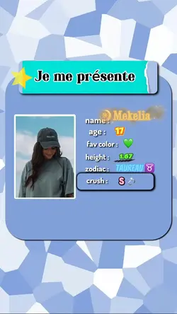 J’me présente ☺️