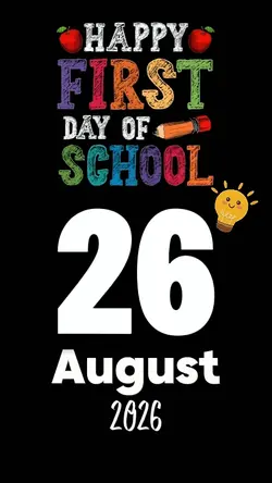 FIRST DAY OF SCHOOL