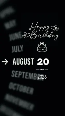 HBD AUGUST 20