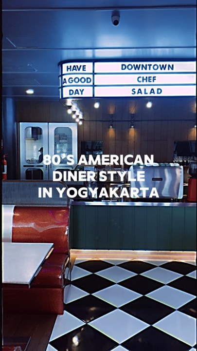 Style de dîner des années 80