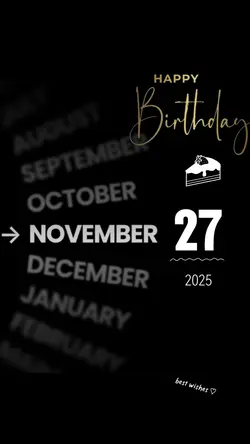 hbd 27 november 2025