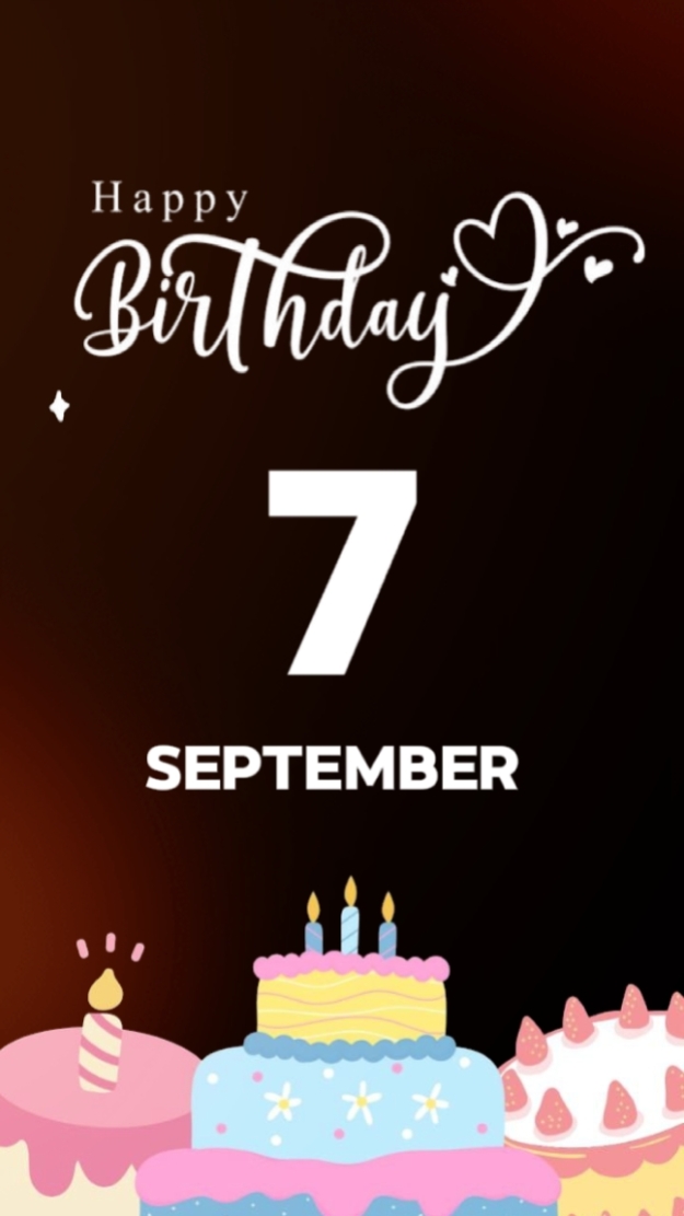 7 September Birthday