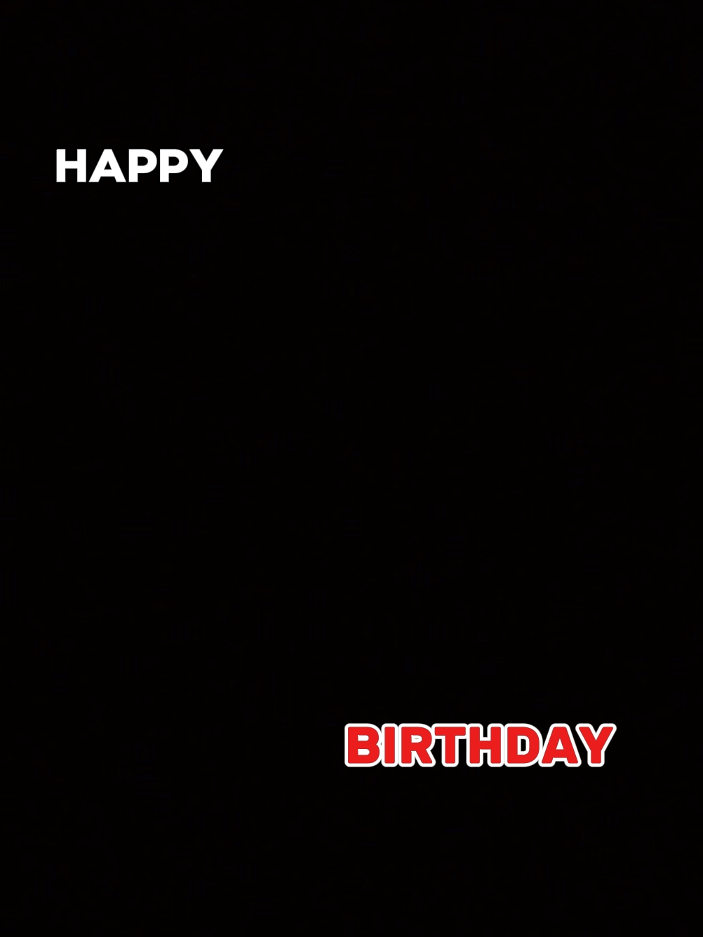 Happy birthday 