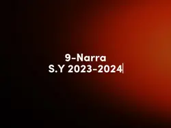 S.Y 2023-2024