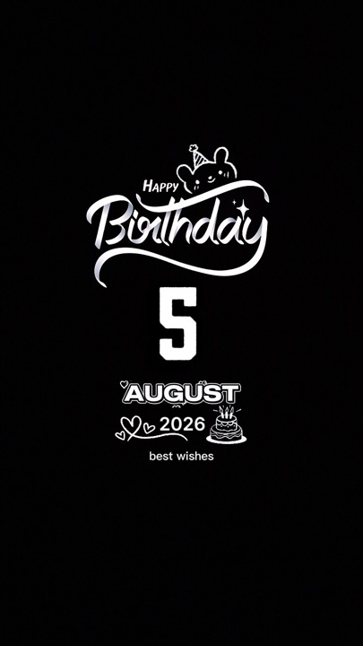Hbd 5 Agustus 2026