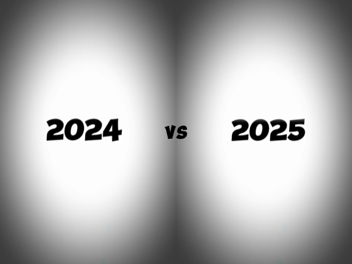 2024 vs 2025