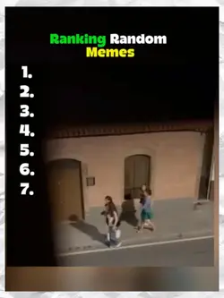 Ranking Random Memes