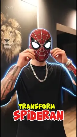 transform spiderman
