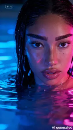 saindo da água efeit