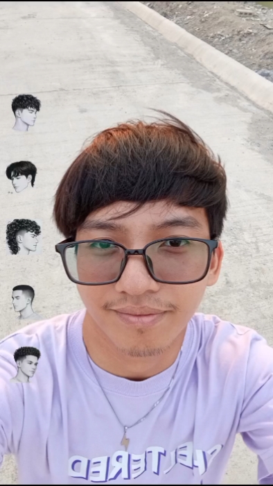 Hairstyle template