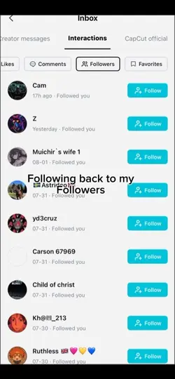 Follow for a follow