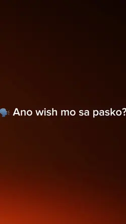 Ano wish mo sa pasko
