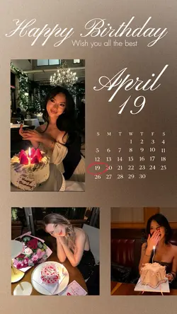 HBD 19 APRIL🌸🎀