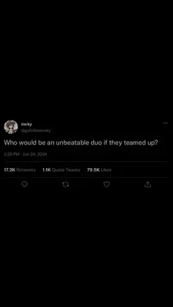 Who’d be unbeatable?