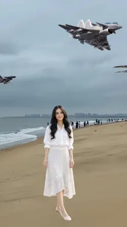 Jet iran melintas
