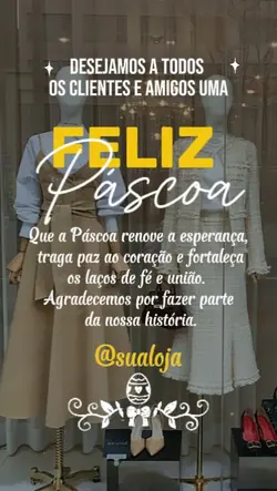 FELIZ PÁSCOA LOJA