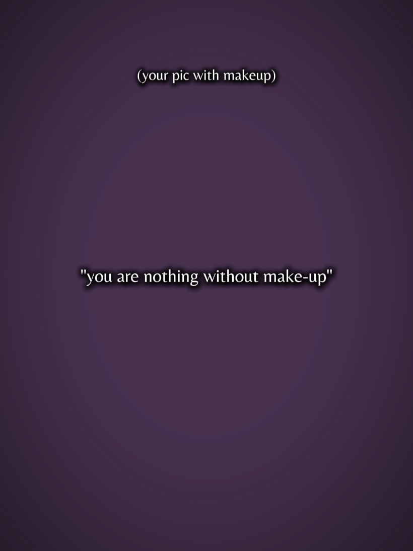 ohne Make-up 