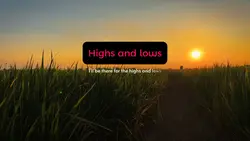 Highs and lows