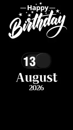 Birthday 13 august
