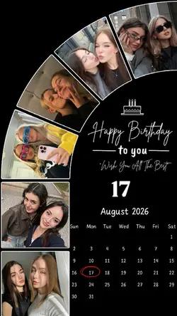 BIRTHDAY 17 AUGUST 