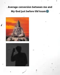 Me Just before Exam.