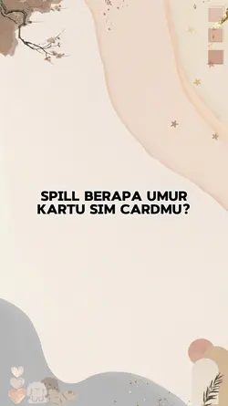 berapa umur kartumu