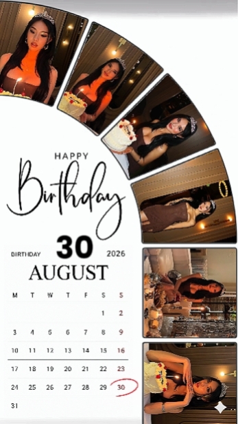BIRTHDAY 30 AUGUST
