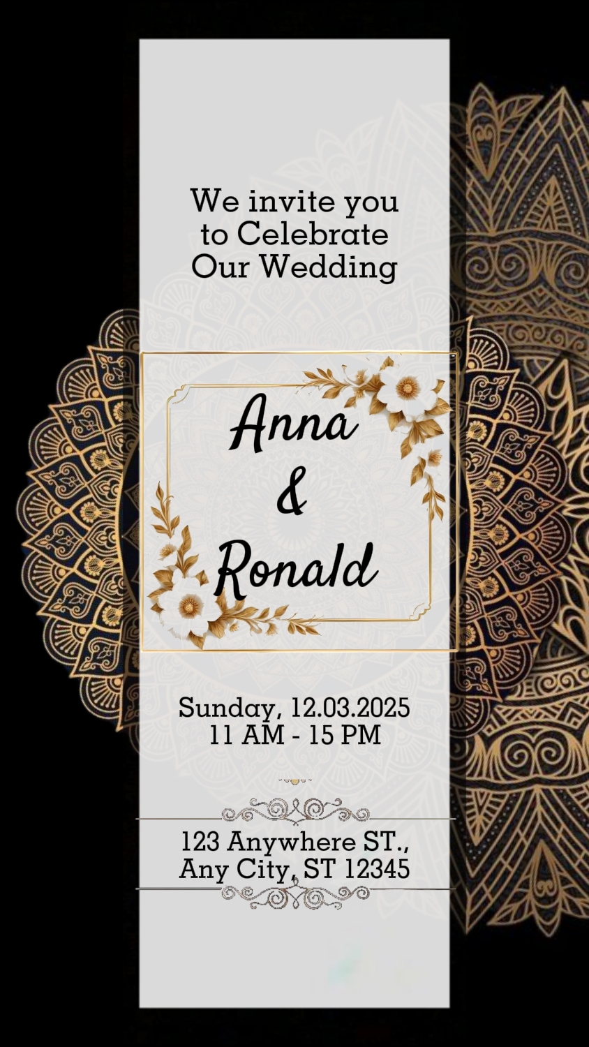 wedding invitation