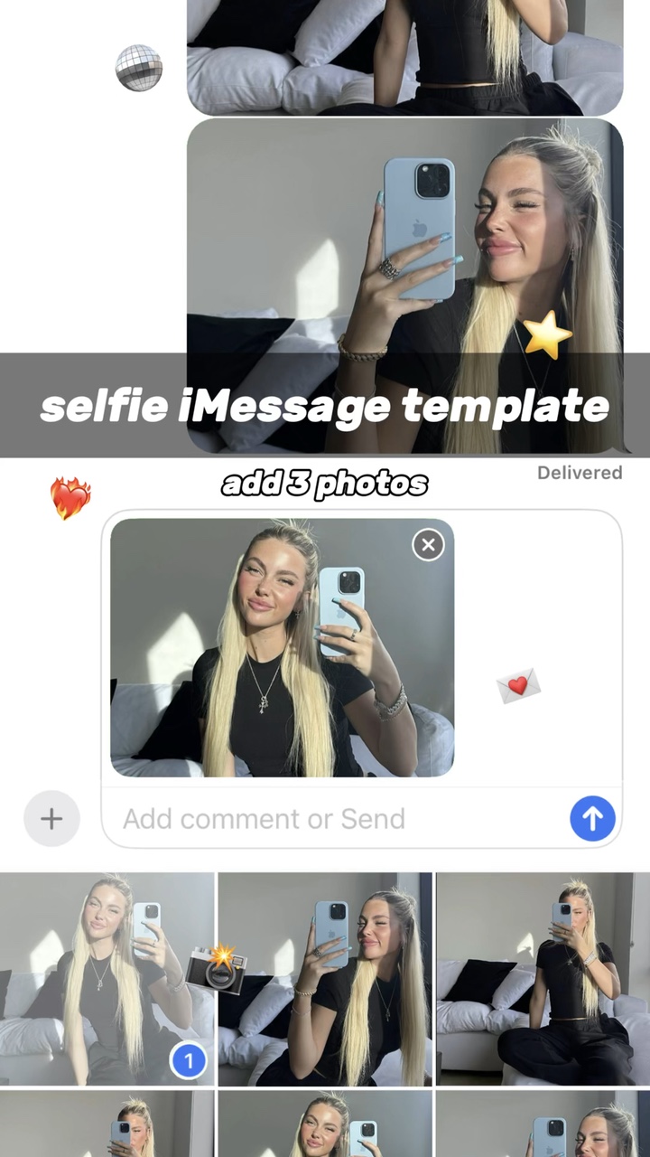 Selfie iMessage 🤍