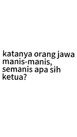 katanya orang jawa
