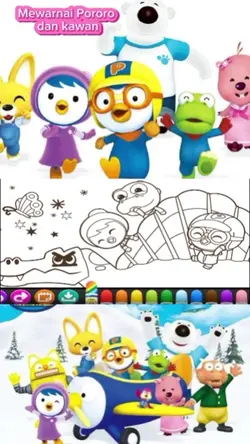 pororo coloring book