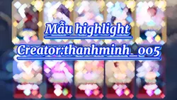 Mẫu highlight 1vd 2p
