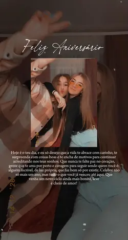 Feliz niver amiga