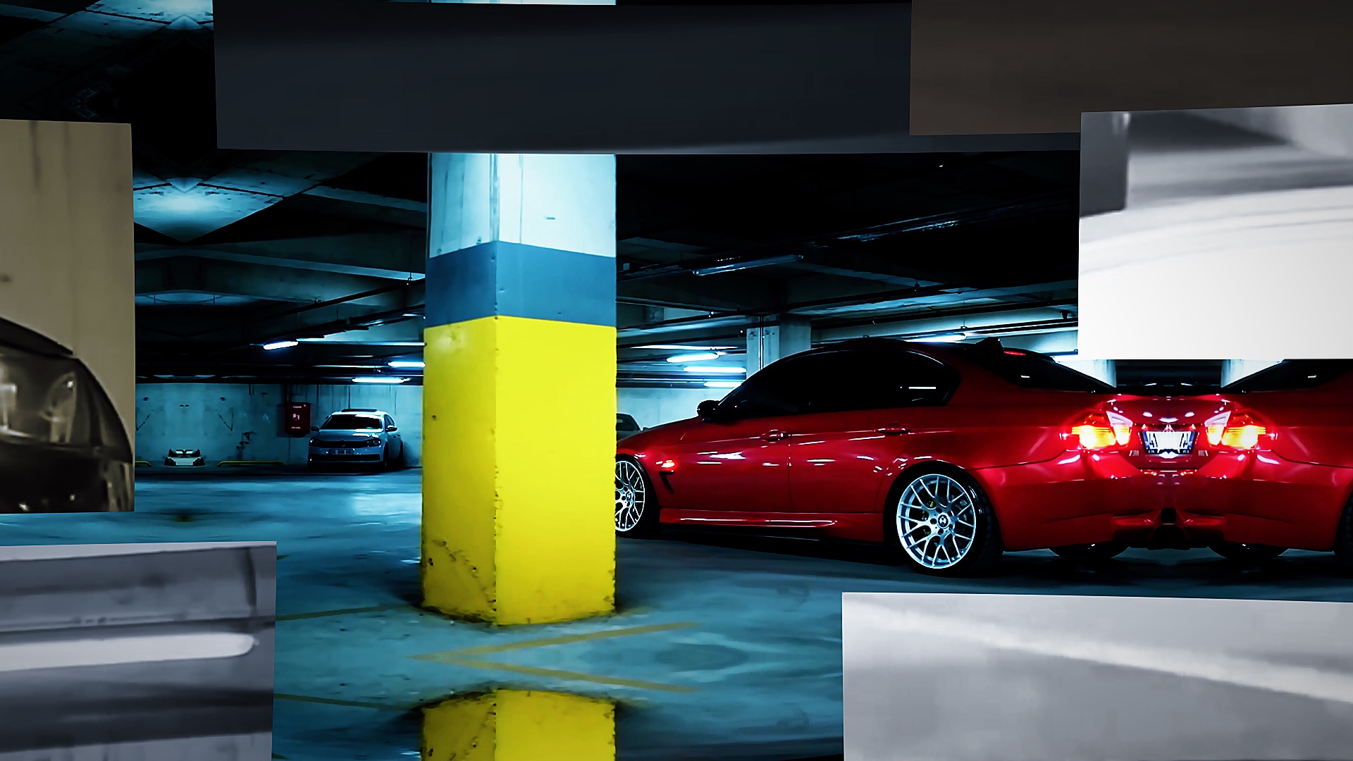 9 clips car edit