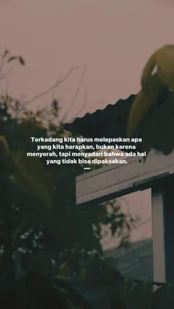 harus melepaskan