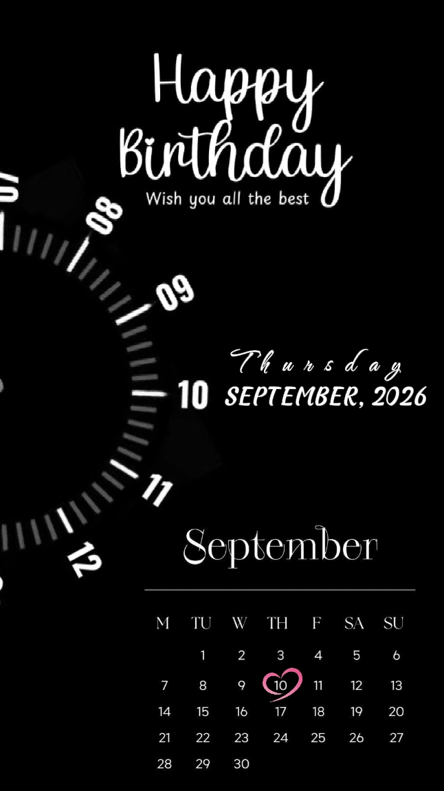 selamat ulang tahun untuk saya 10 Septemb