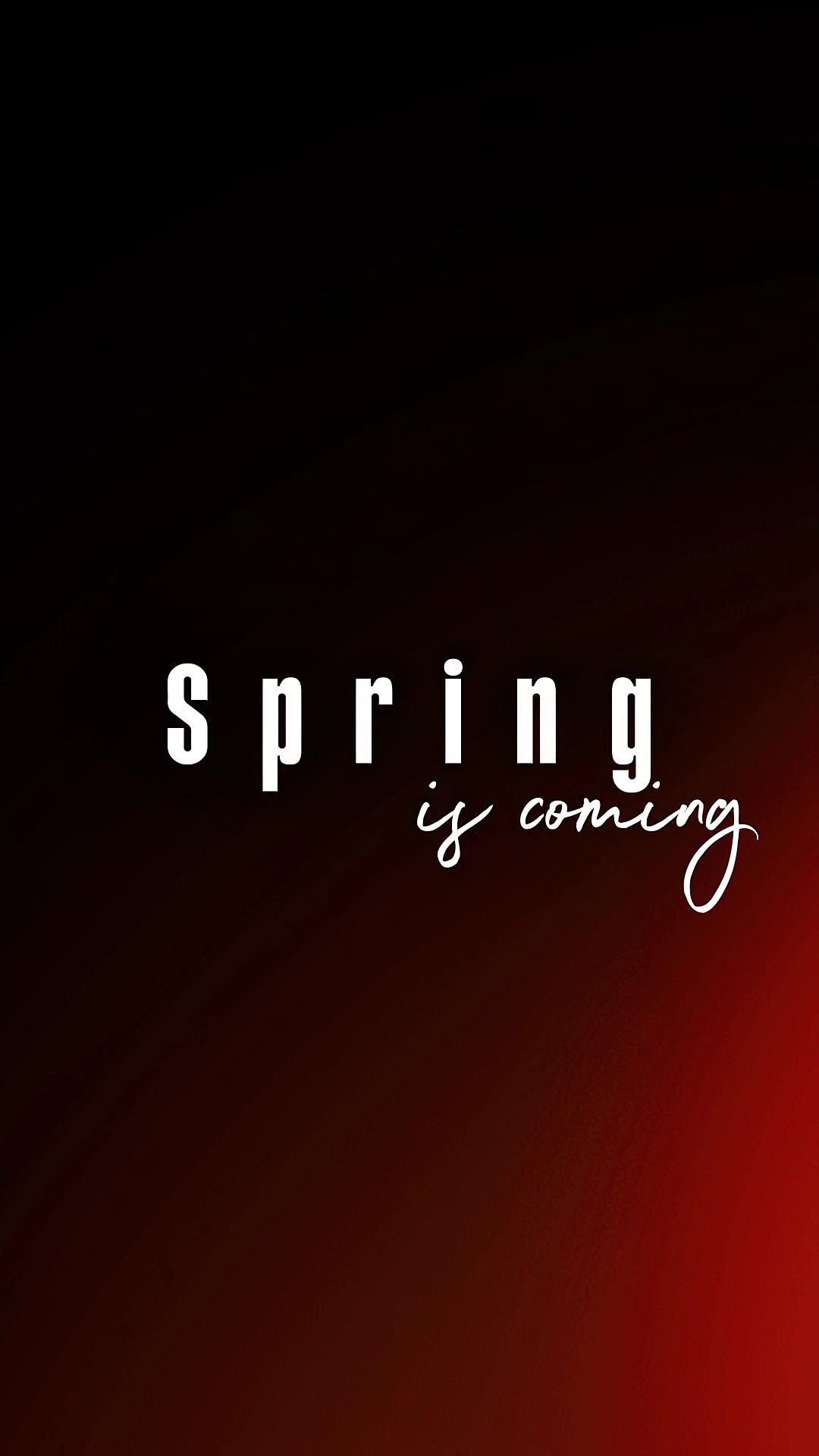 spring is coming